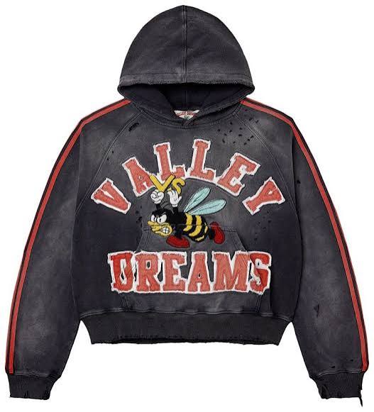 Vale anthem hoodie (Black/Red)