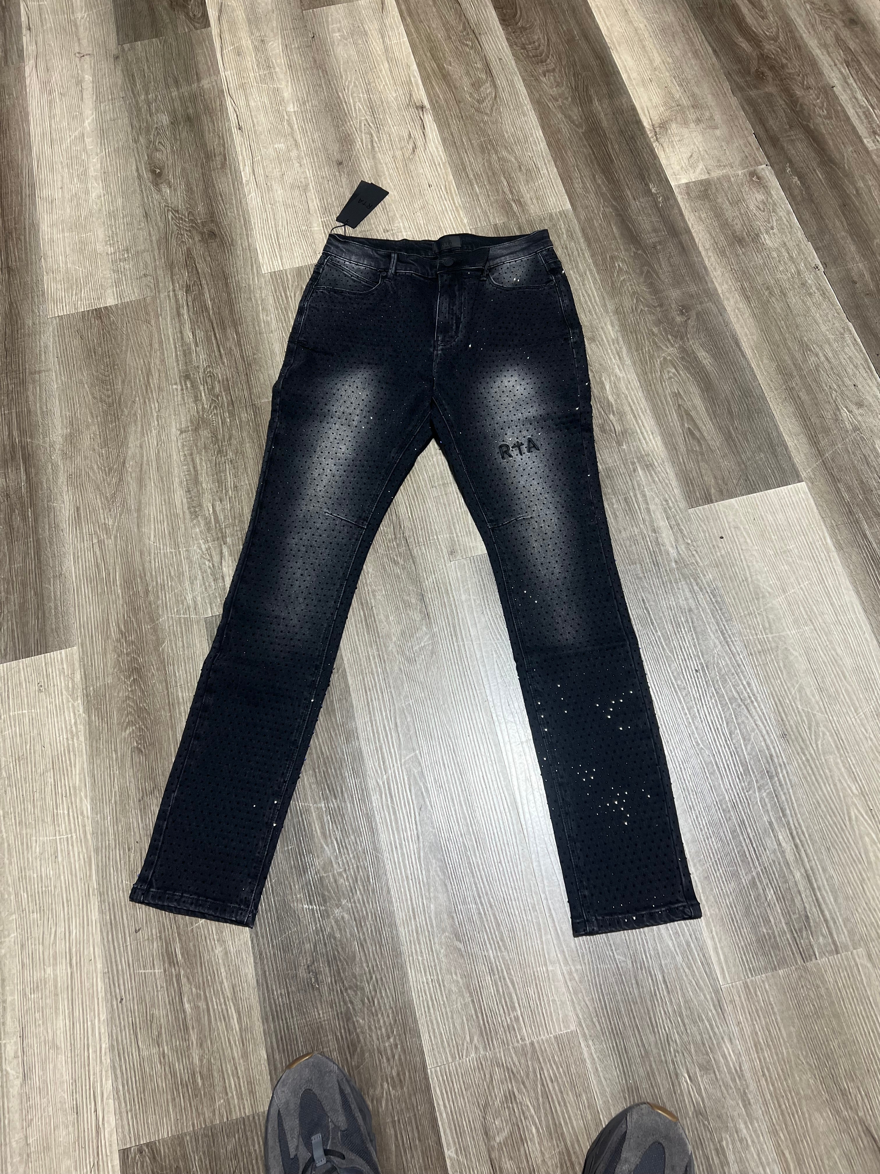 RtA Crystal Jeans (Black)