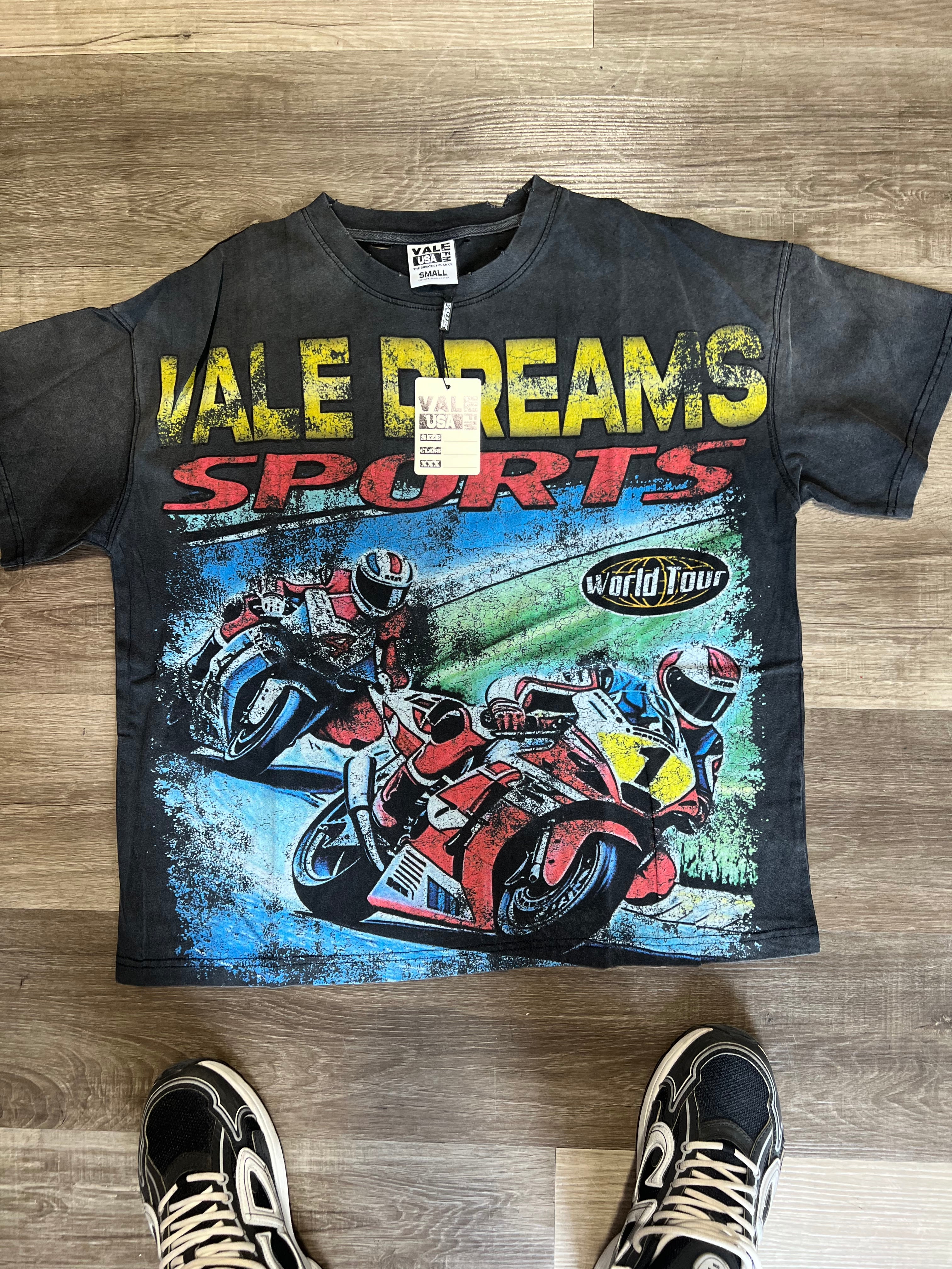 Vale lives tee motorcycle black