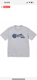 Supreme “Records” Tee (Grey)