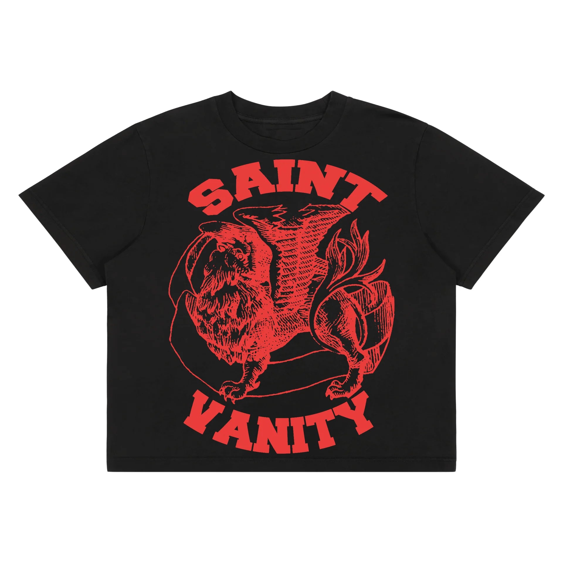 Saint Vanity (Black/Red) Griffin Tee