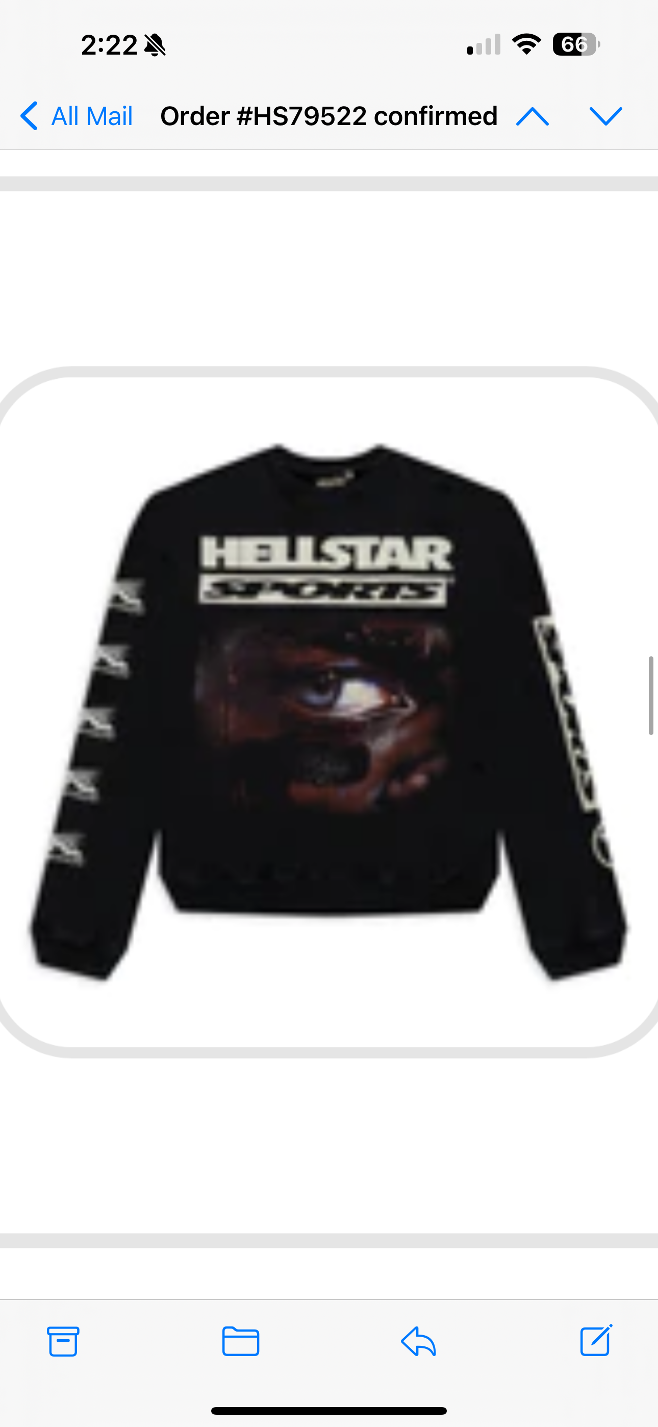 Hellstar “Sports 96” Crewneck (Black)