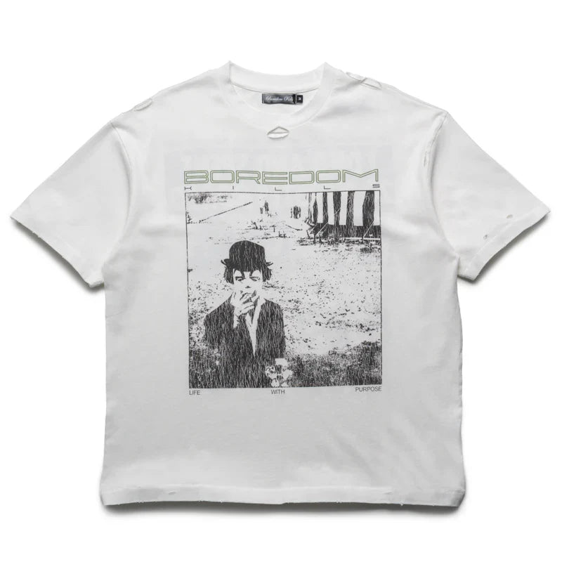Boredom Kills “Purpose” Tee (White)