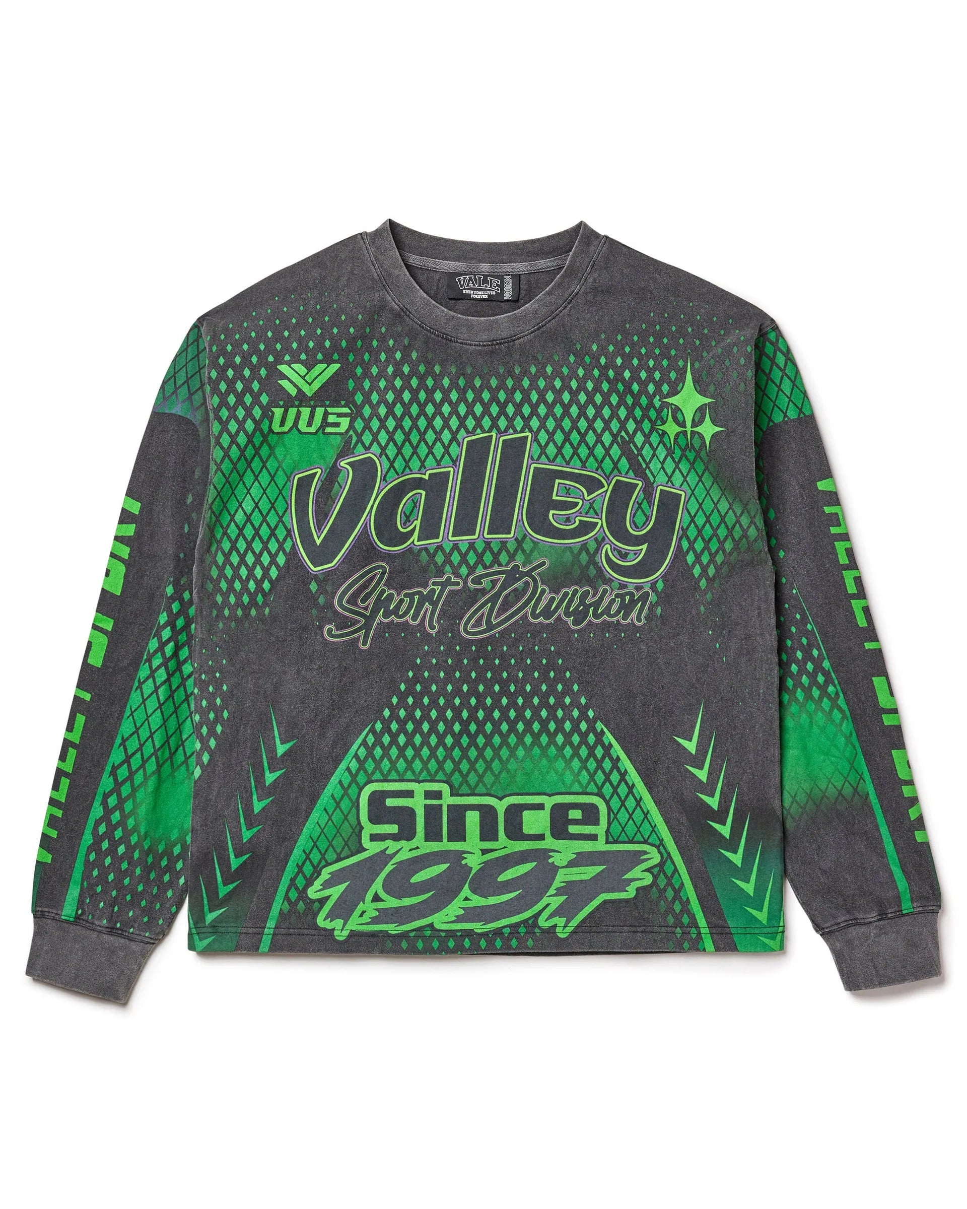 Vale Lives “Thermograph” Longsleeve (Black/Green)