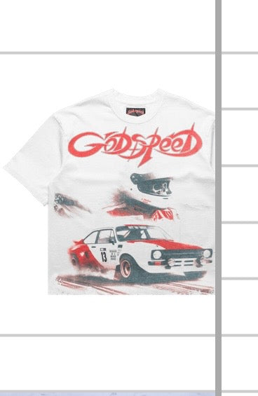 Godspeed Abu Dhabi Tee White/Red