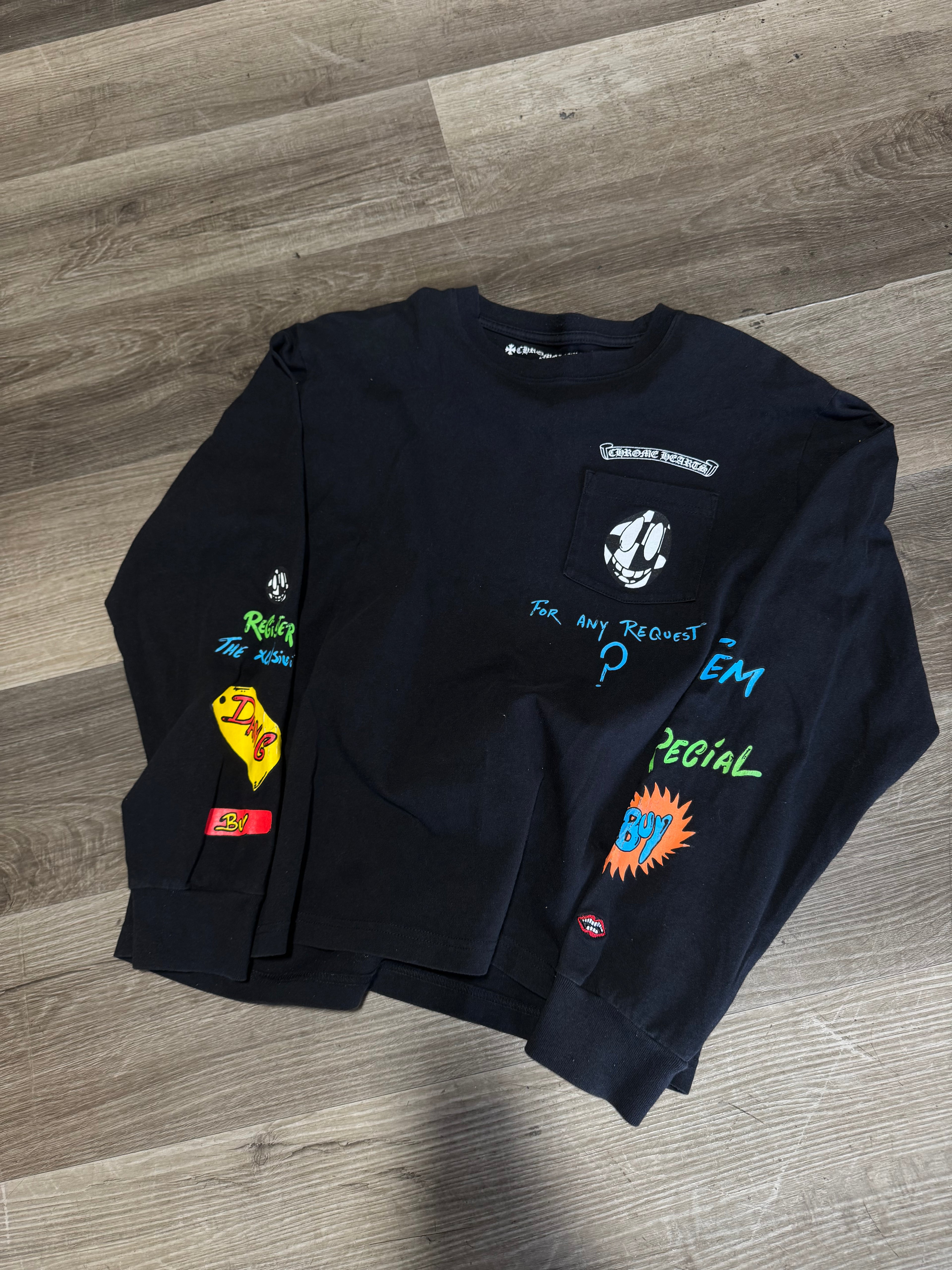 Chrome Hearts Sex Records Longsleeve Black