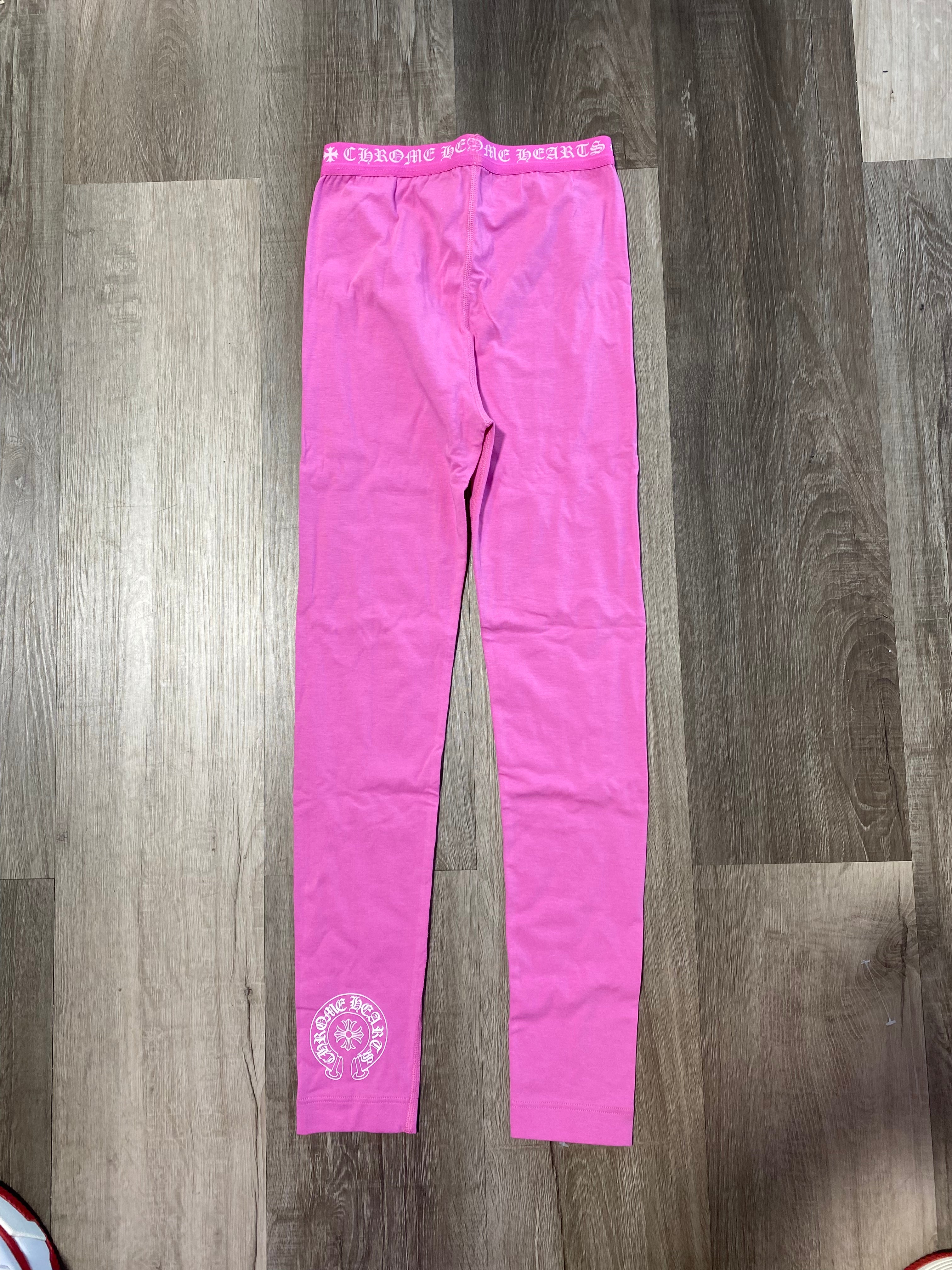 Chrome Hearts leggings pink