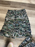 Bottega desires camo shorts Olive