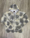 Lost intricacy Zip Up Hoodie (Grey)