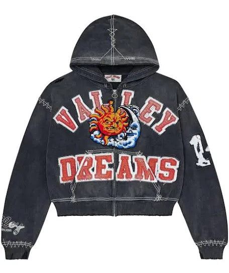 Vale Forever Sunny Zip up hoodie black