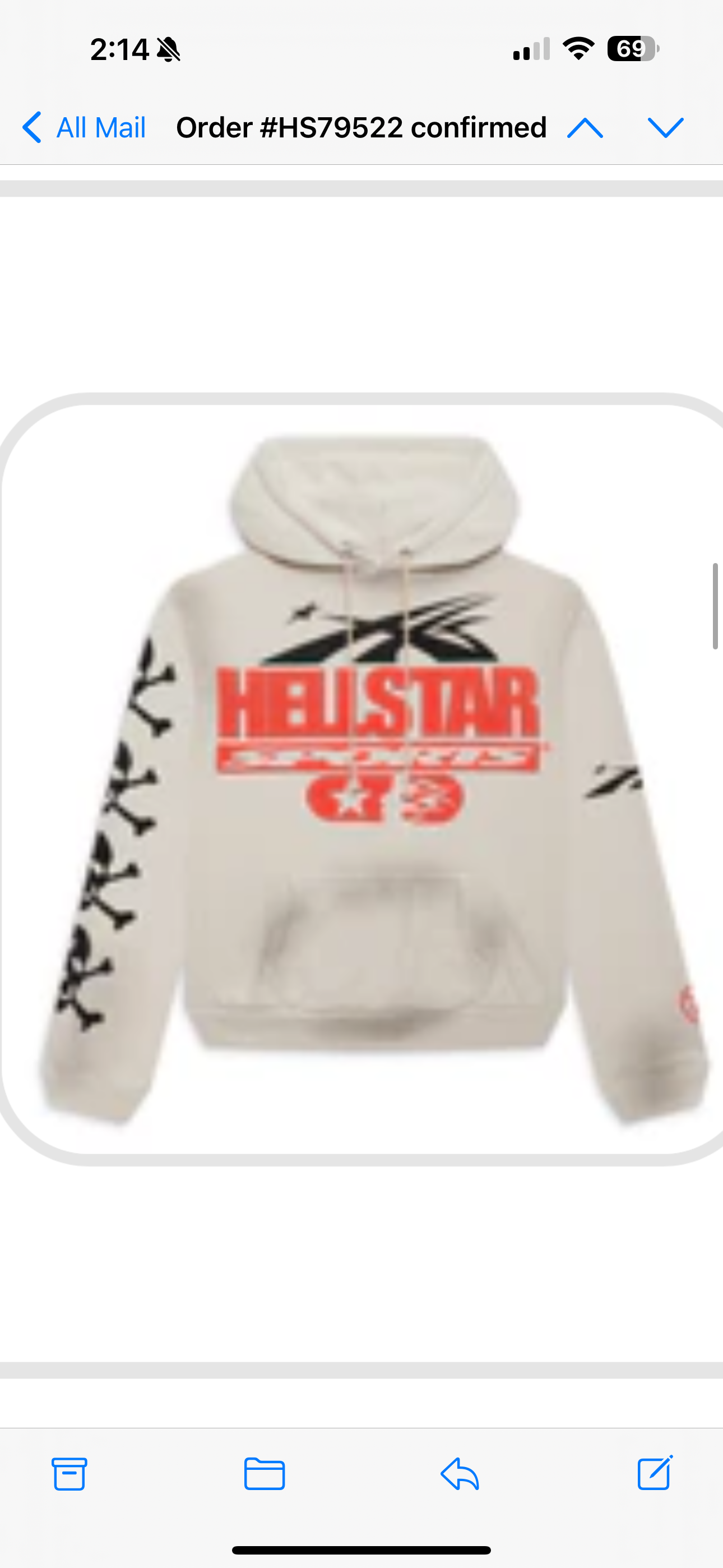 Hellstar “if You don’t like us beat us” Hoodie (Cream)