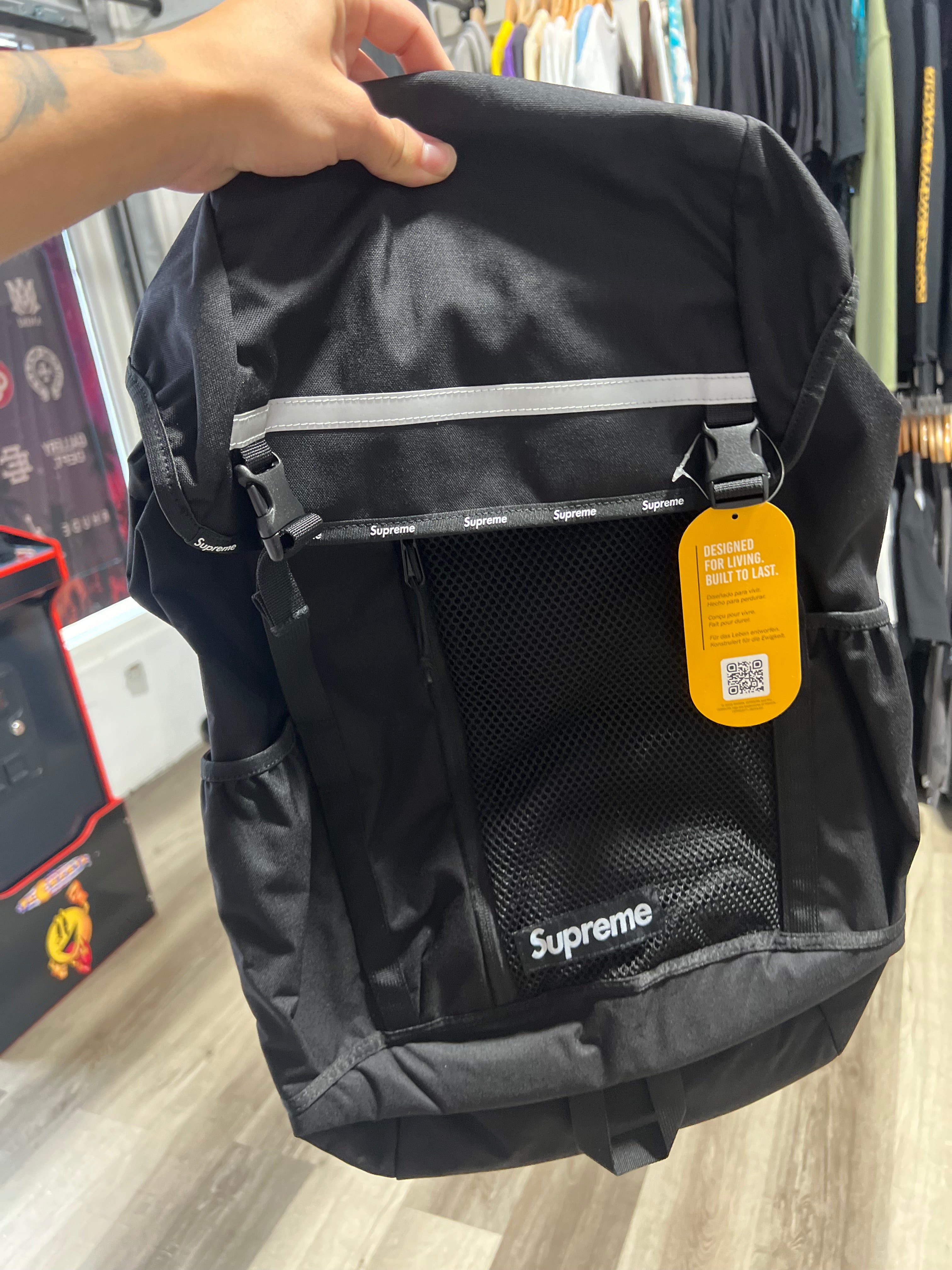 Supreme Back bag black