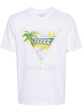 Casablanca “Tennis Club” Tee (White/Pink)