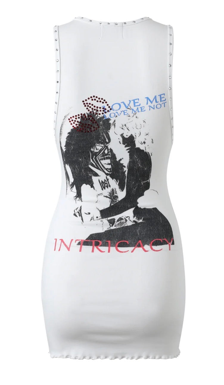 Lost intricacy “Love Lost” Dress (White)