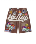 Vale 1980 Denim Shorts Brown