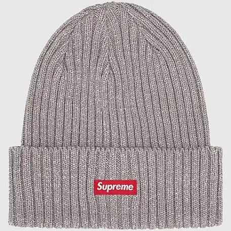 Supreme Beanie Grey/Red