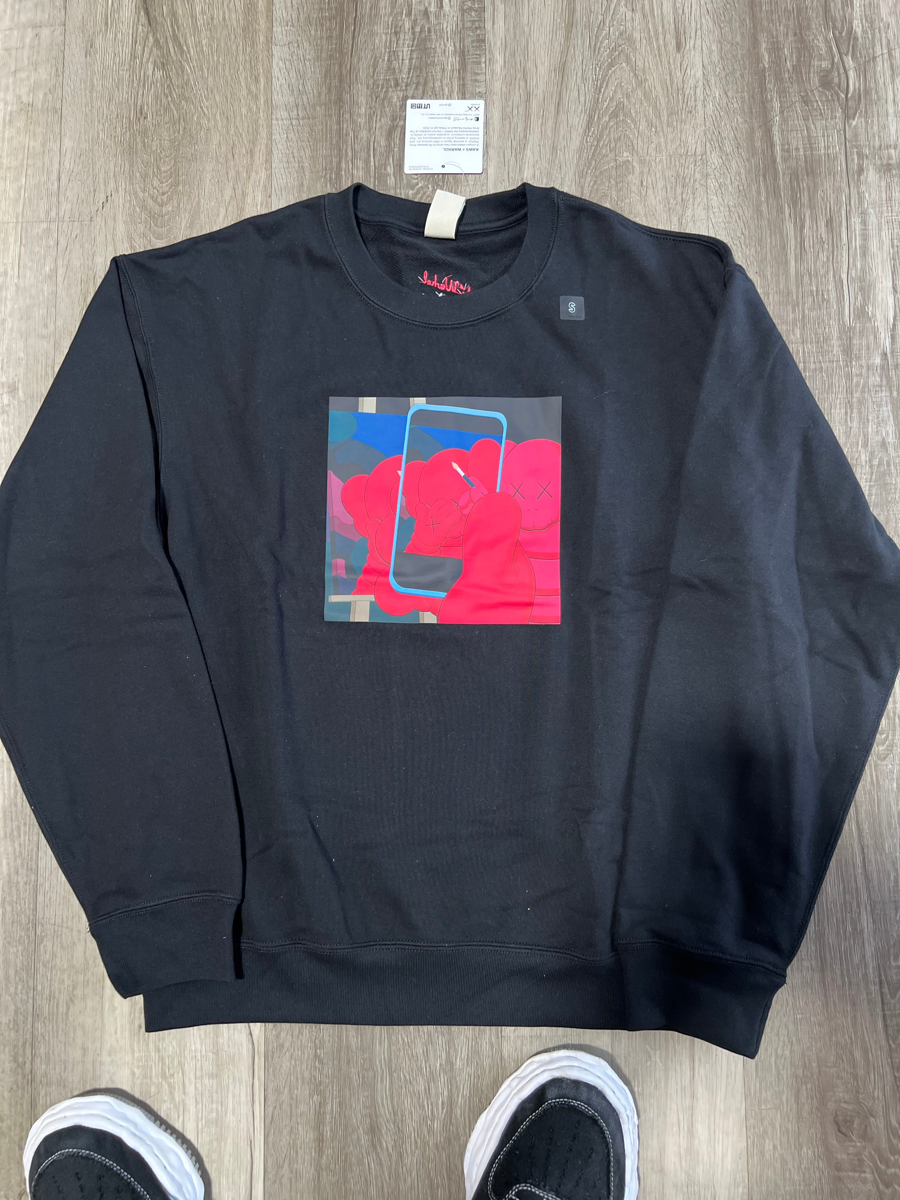 Kaws Crewneck black