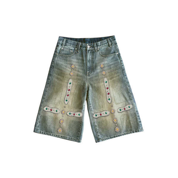 Bravest Studios sapphire denim shorts (Blue)