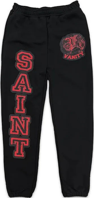 Saint Vanity Sweatpants (Black/Red)