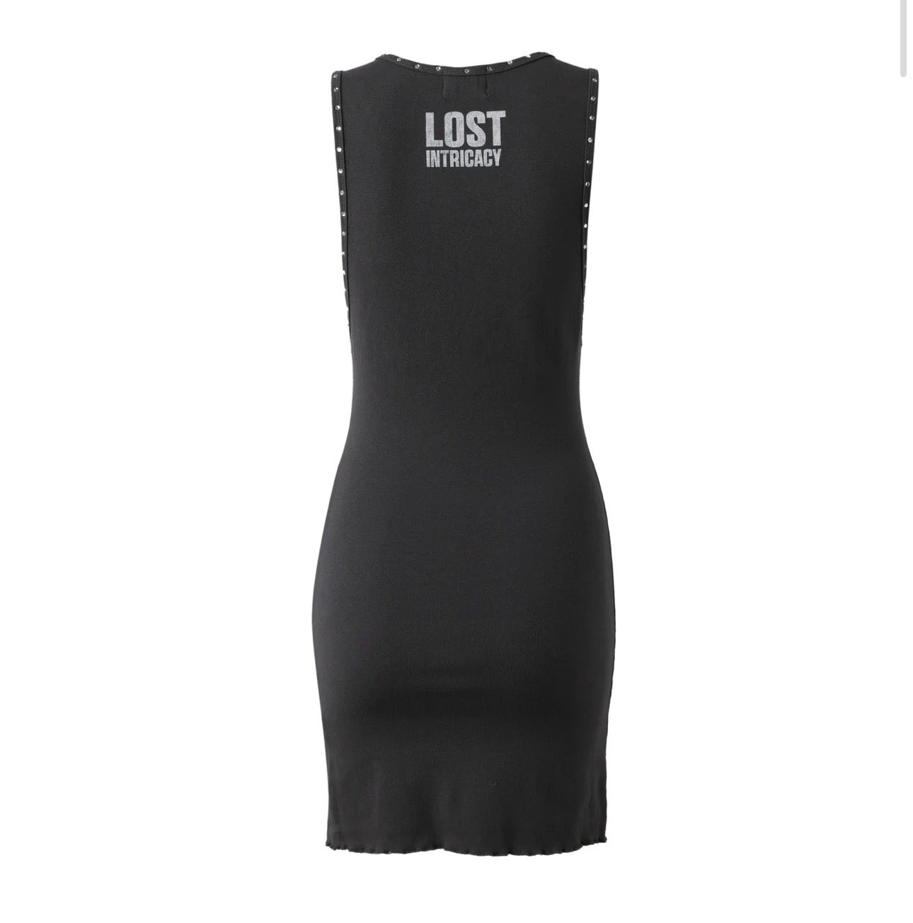 Lost intricacy “Shadowline” Dress (Black/Grey)