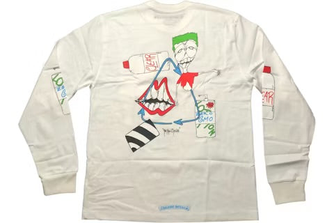 Chrome hearts Mattyboy Retro cycle longsleeve (White)