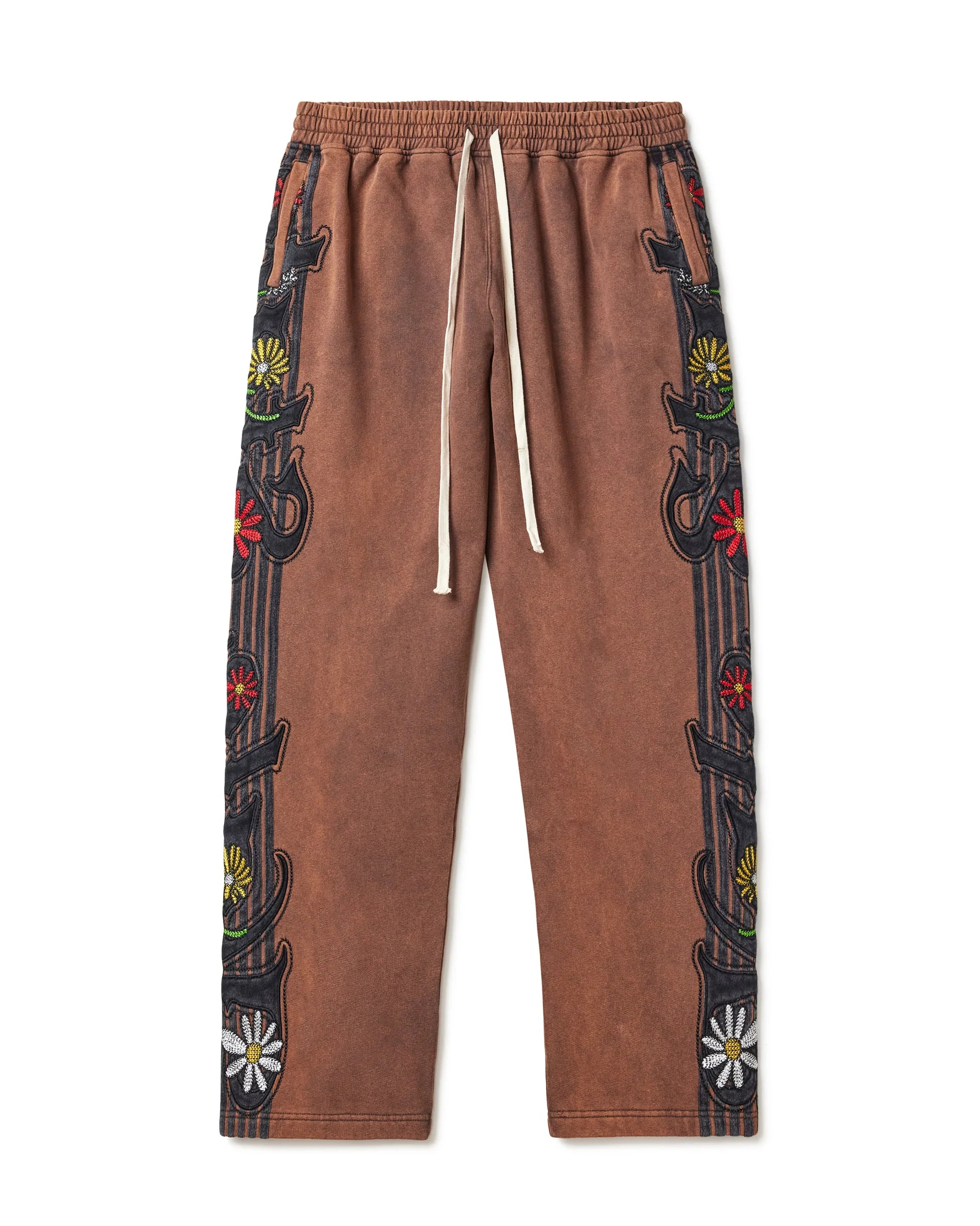 Vale Lives “Garden” Brown Sweatpants