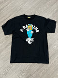 Bape College Tee “Tiger Zip Up Hoodie” (Black)