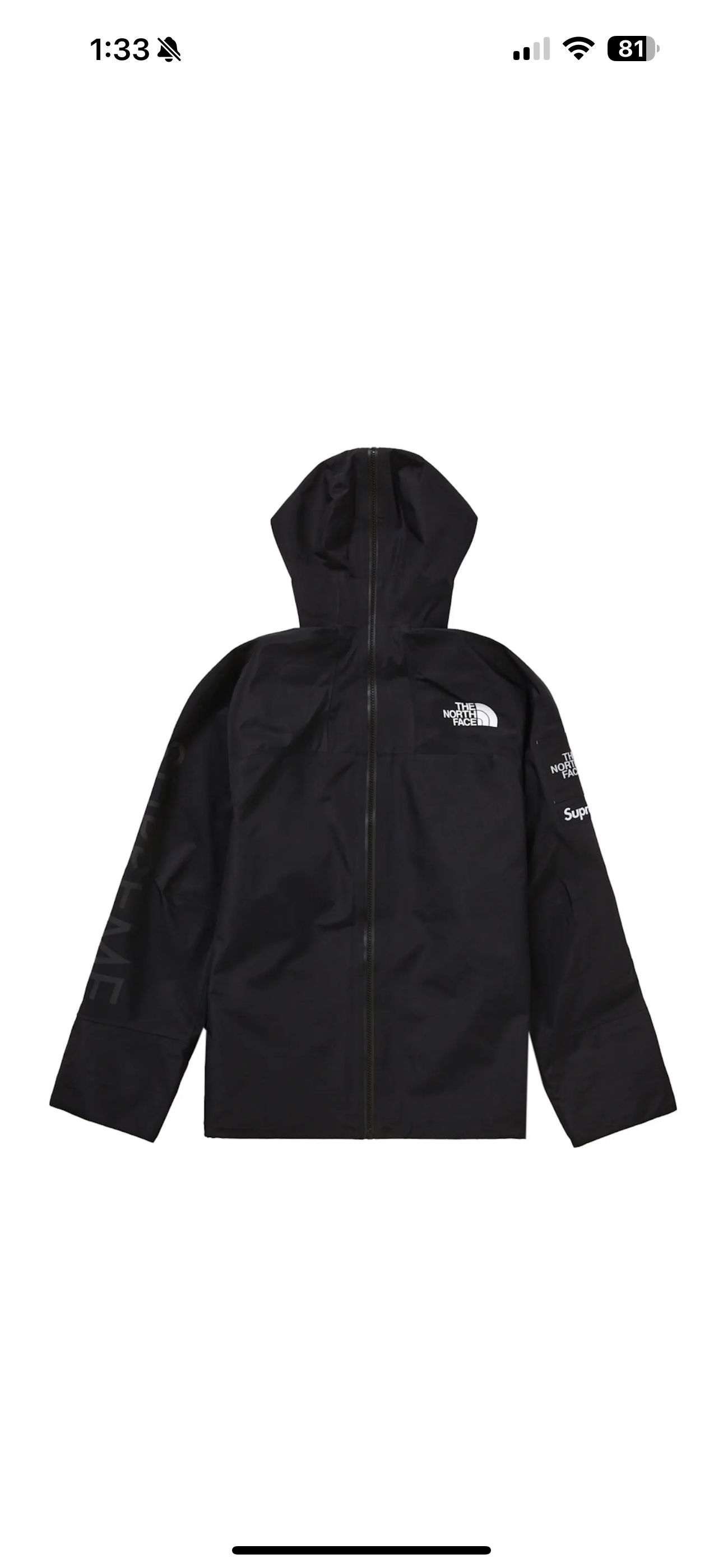 Supreme X The North Face “Split” Jacket (Black)