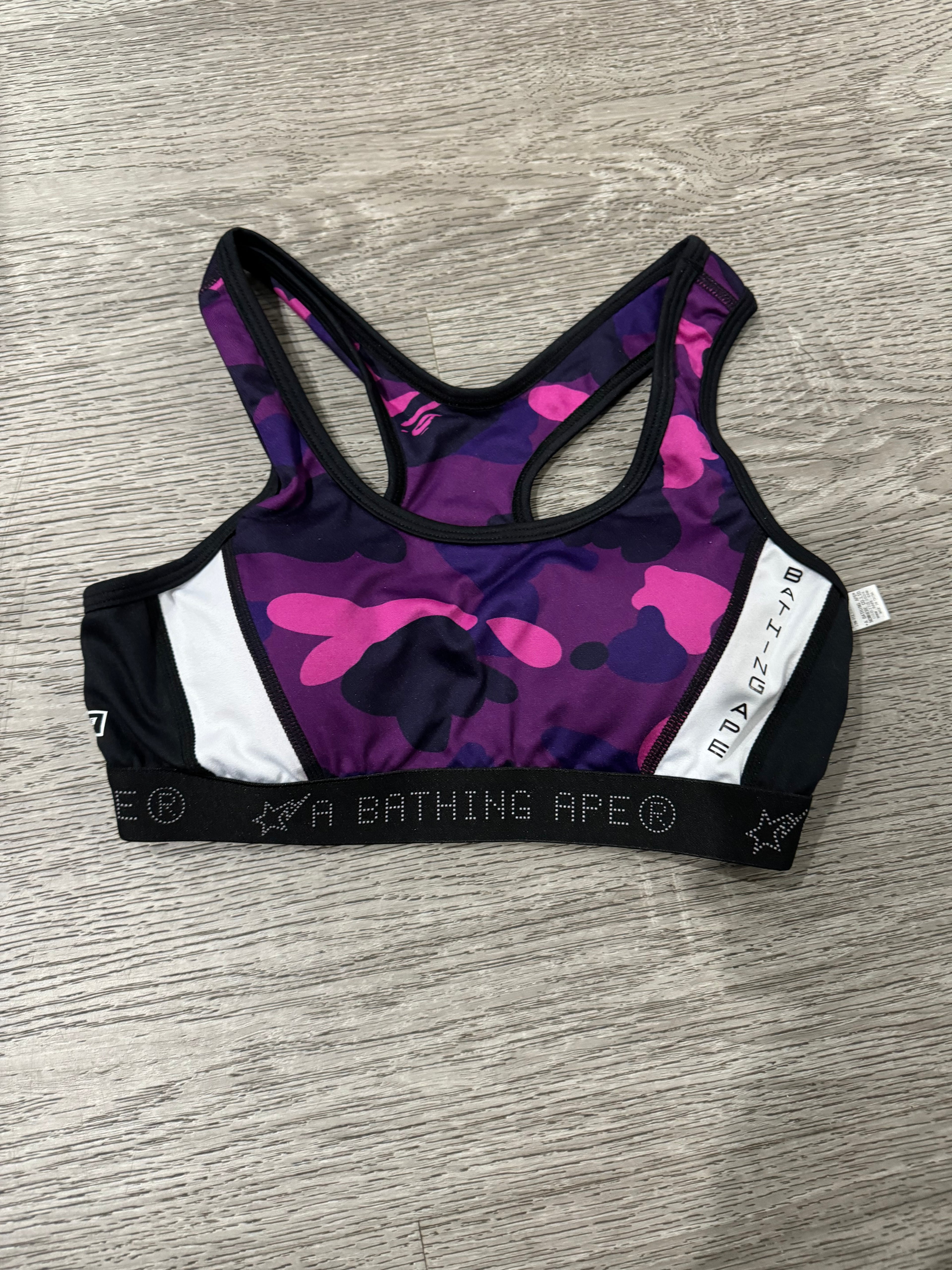 Bape Women Bra (Purple/Black)
