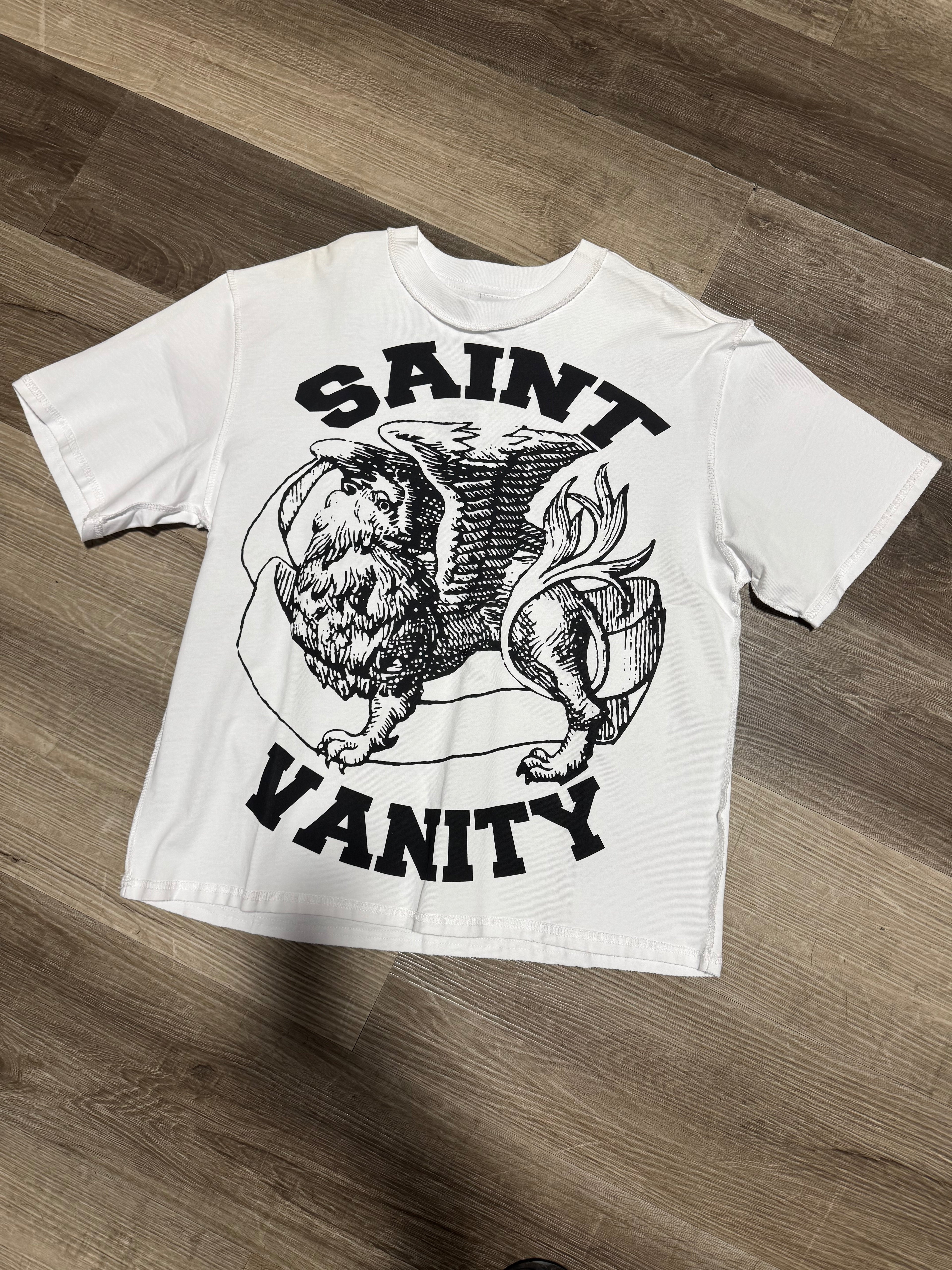 Saint Vanity Logo Tee White/Black