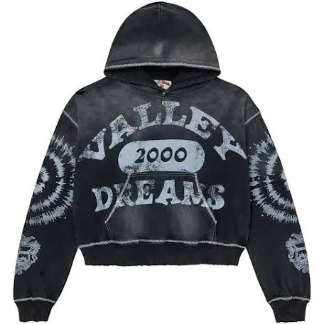 Vale 2000 Spiral Hoodie Black