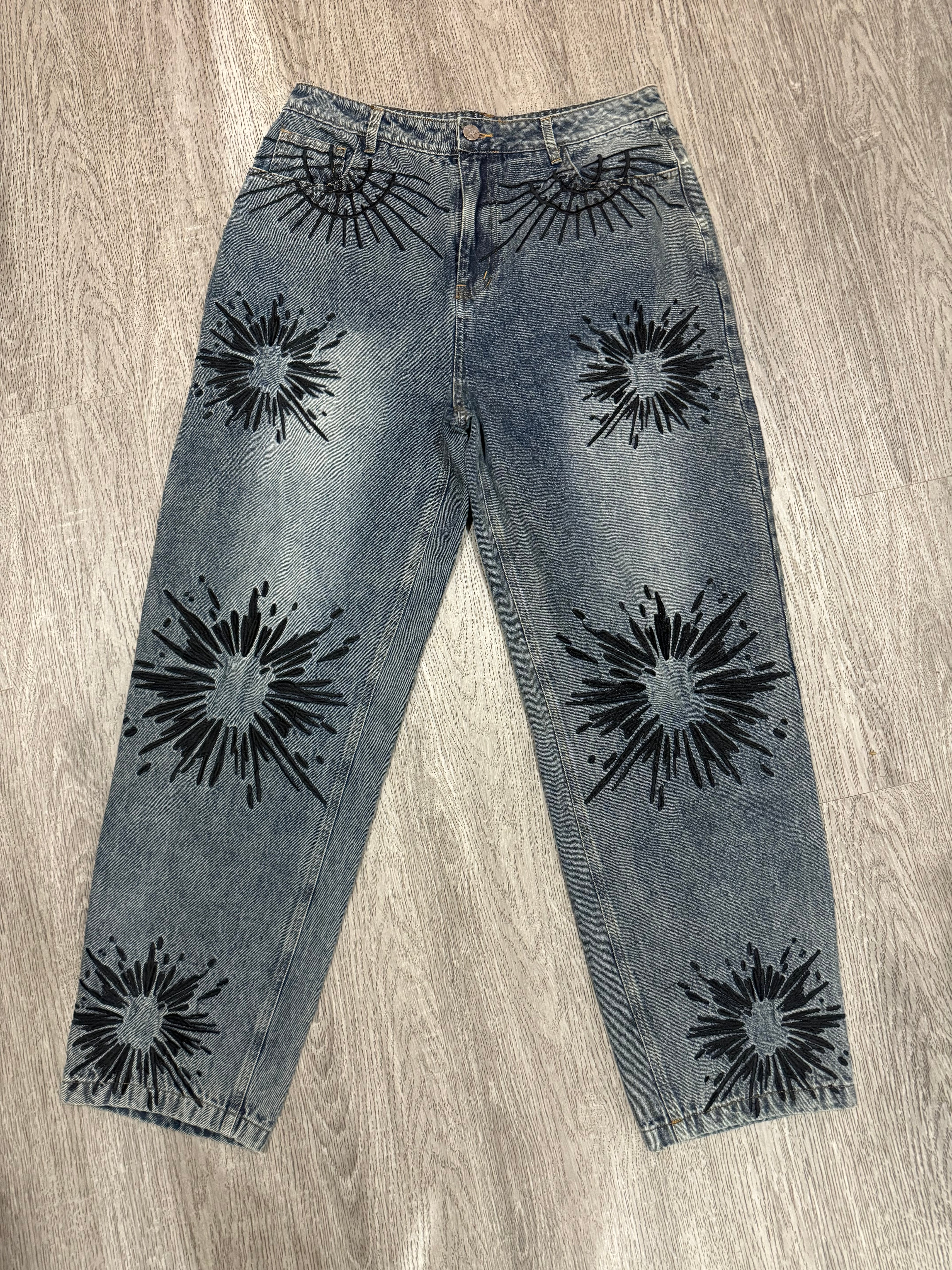 Vale Lives “Black Circle” Jeans (Blue)