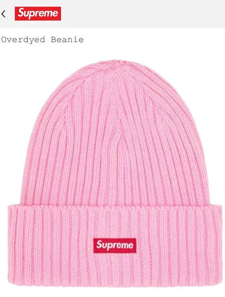 Supreme Beanie Pink/Red