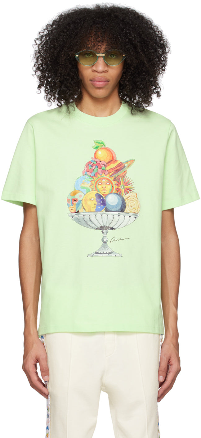 Casablanca “Celestial Pyramid” Tee (Green)