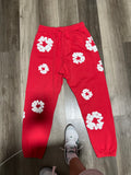 Denim tears sweatpants red