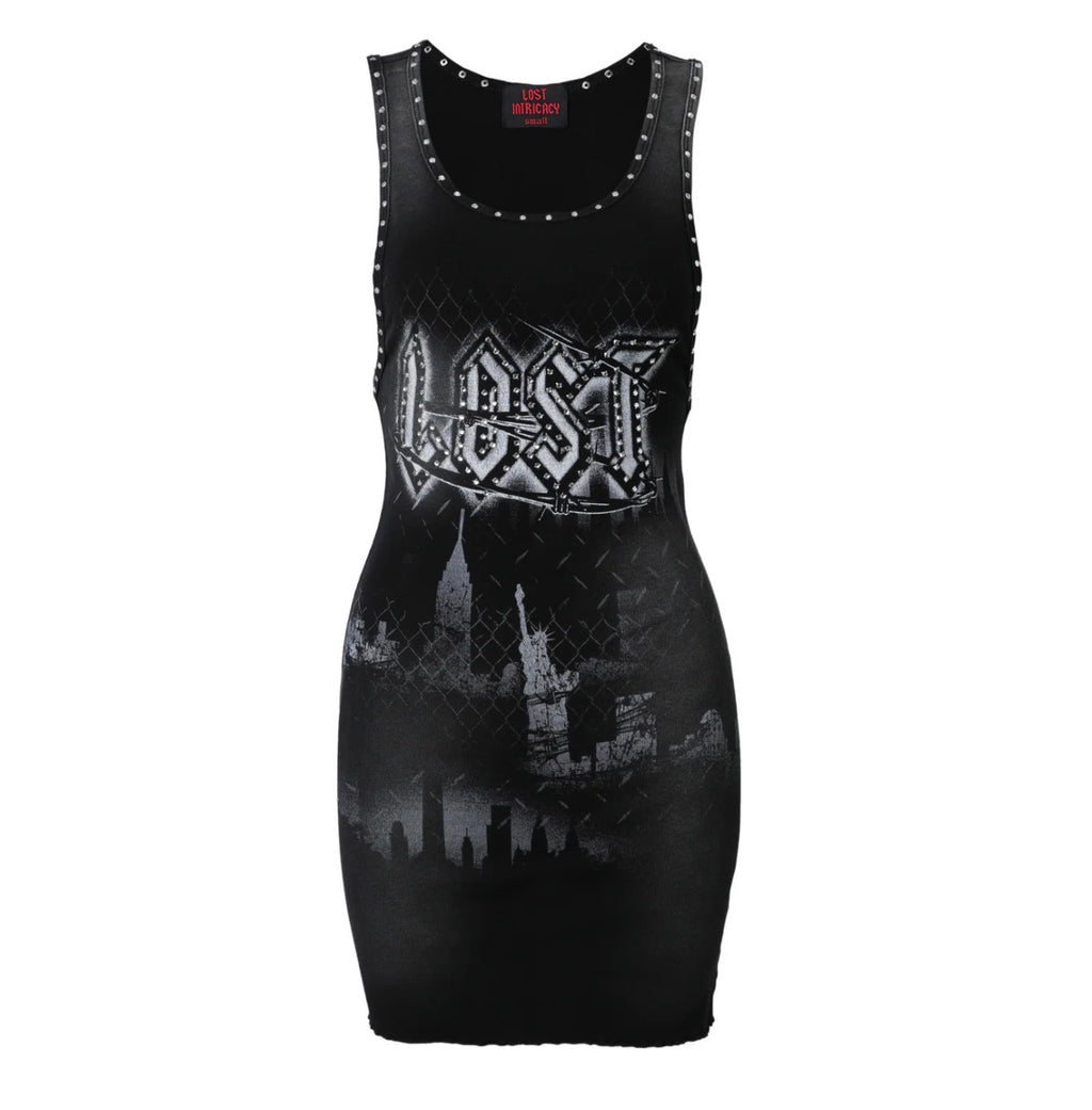 Lost intricacy “Shadowline” Dress Black
