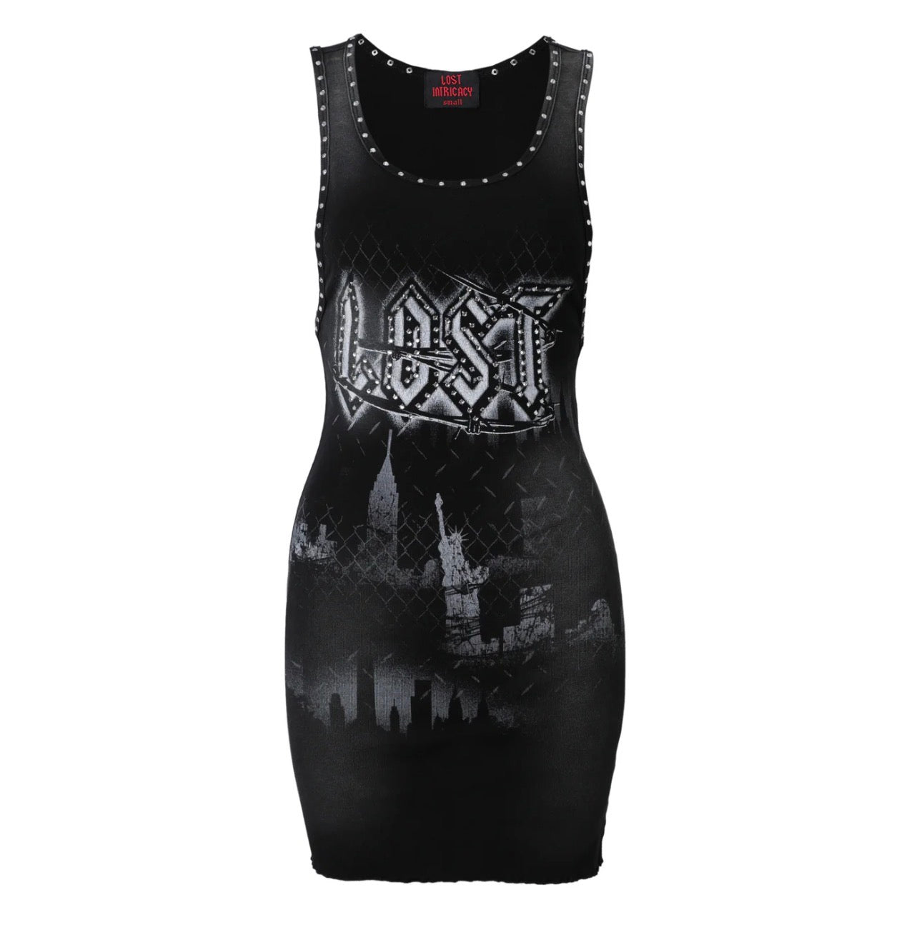 Lost intricacy “Shadowline” Dress Black