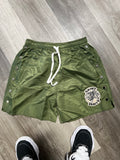 Saint vanity button shorts green