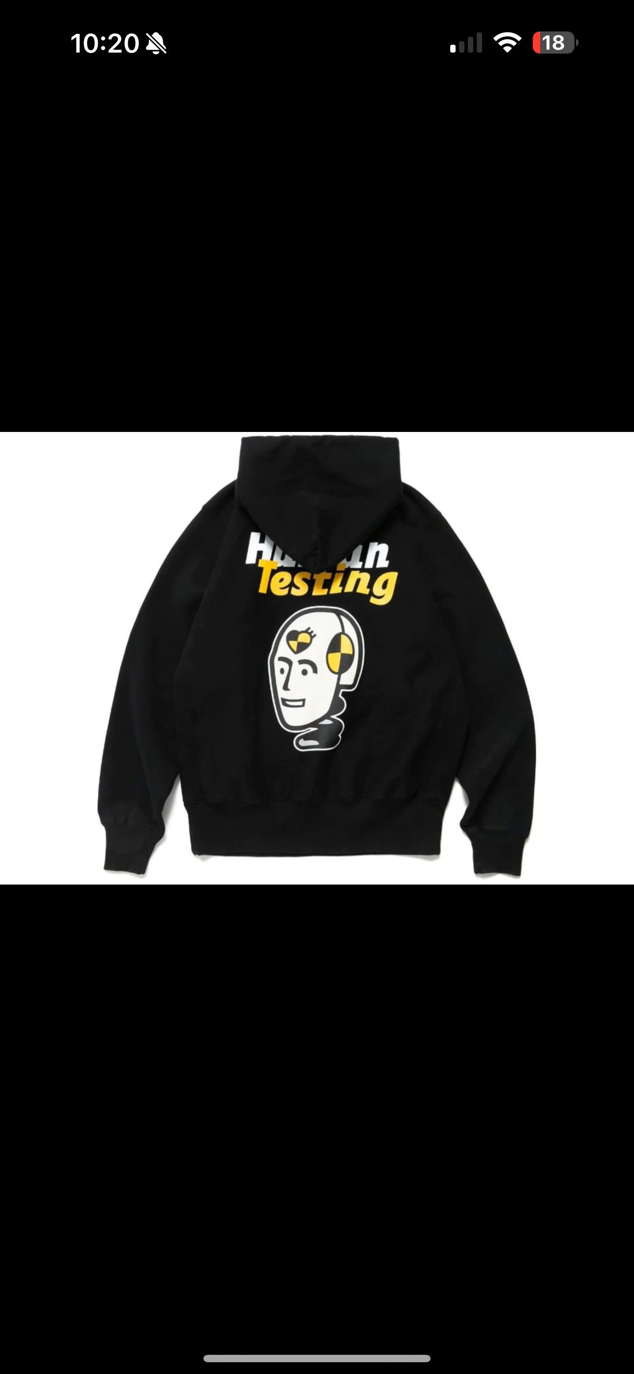 Human Made X Testing Hoodie (Black)