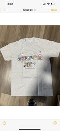 Supreme tee 1354 grey