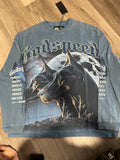 Godspeed longsleeve 2 dogs Navy