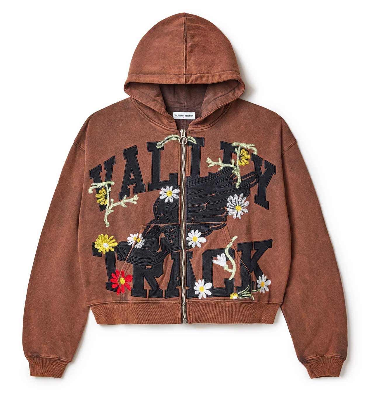 Vale Lives “Garden” Zip Up Hoodie (Brown)