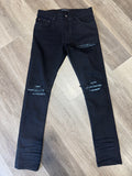 Amiri Mx1 (Black/Light Blue Boucle)