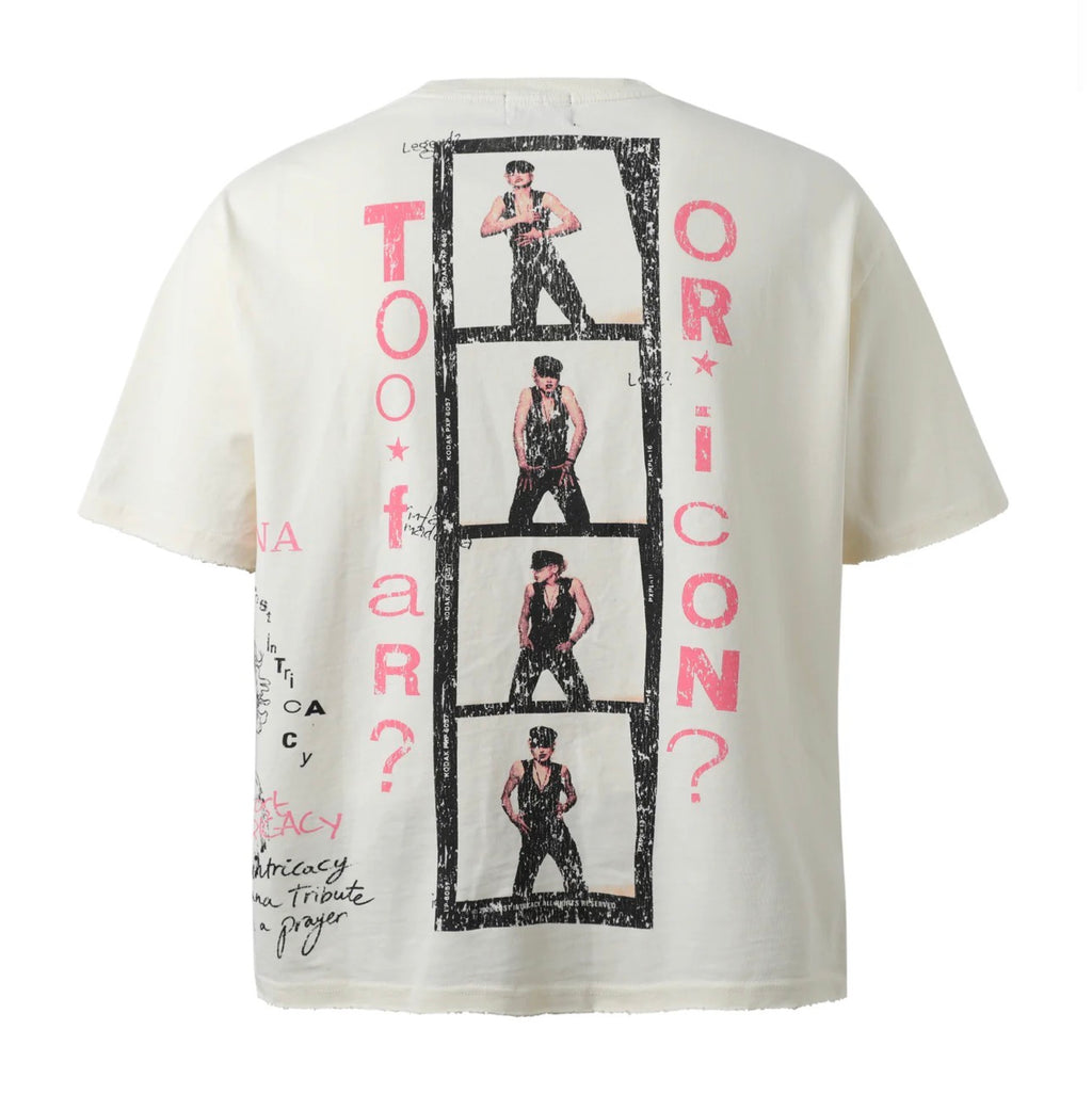 Lost intricacy “Queen Of Pop Tee (Cream)