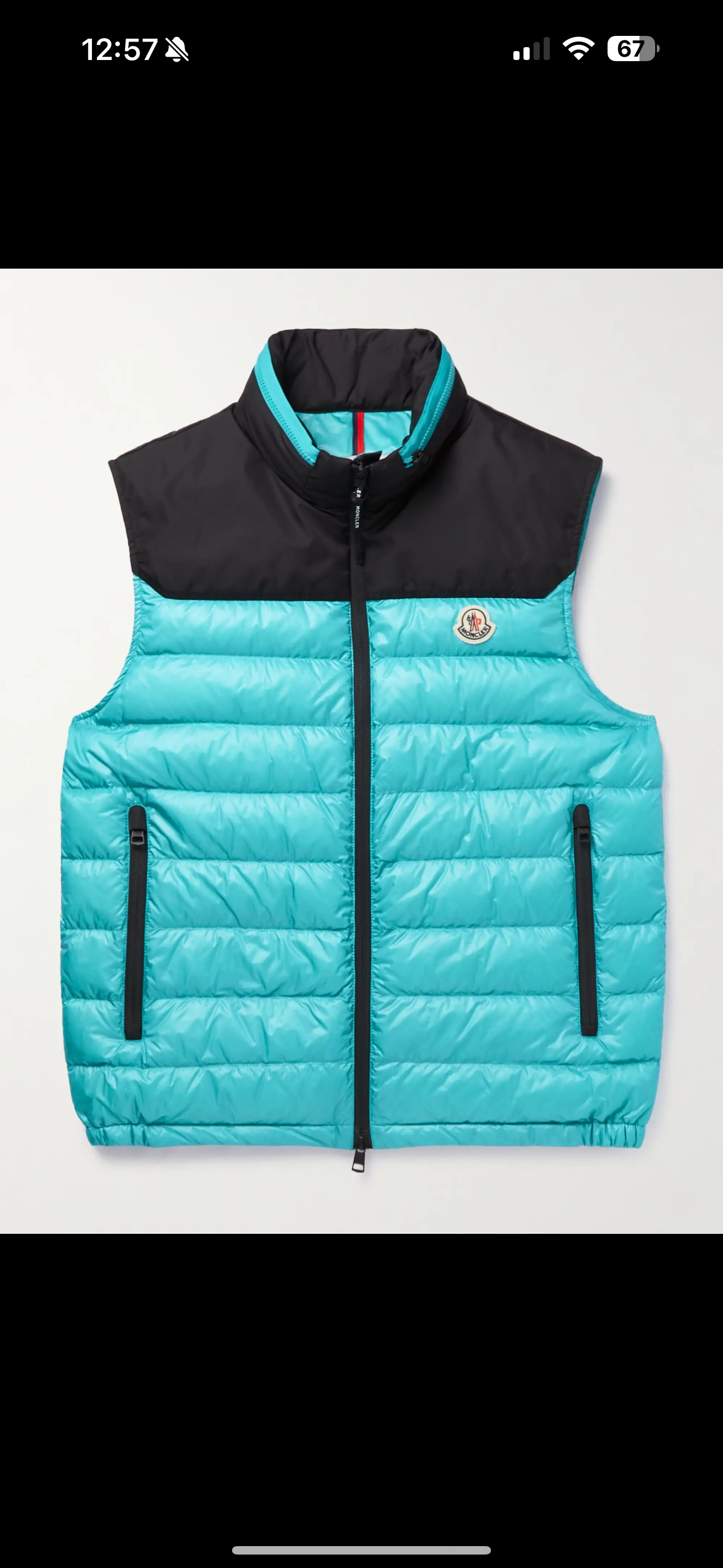 Moncler (Turquoise) Vest