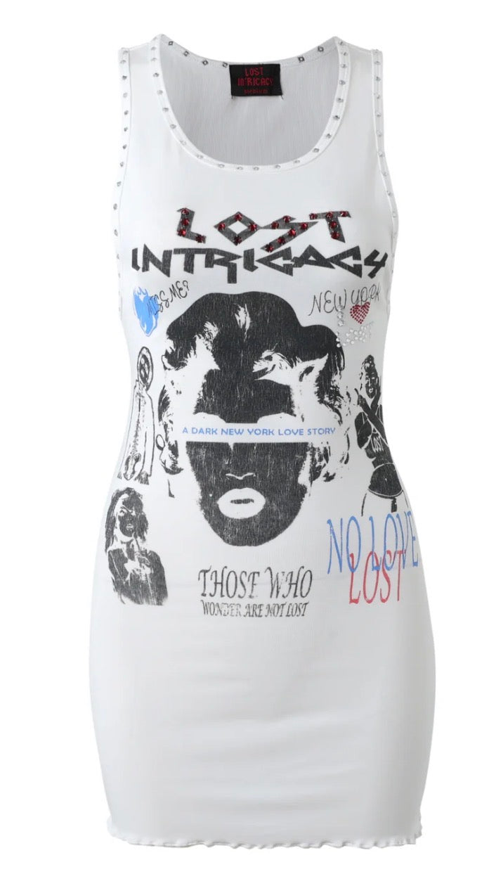 Lost intricacy “Love Lost” Dress (White)