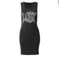 Lost intricacy “Shadowline” Dress (Black/Grey)