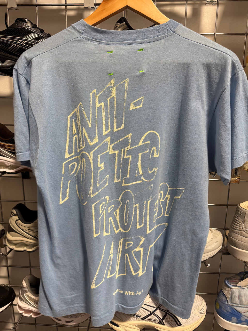 Better With Age “Anti Poetic” Tee (Light Blue)