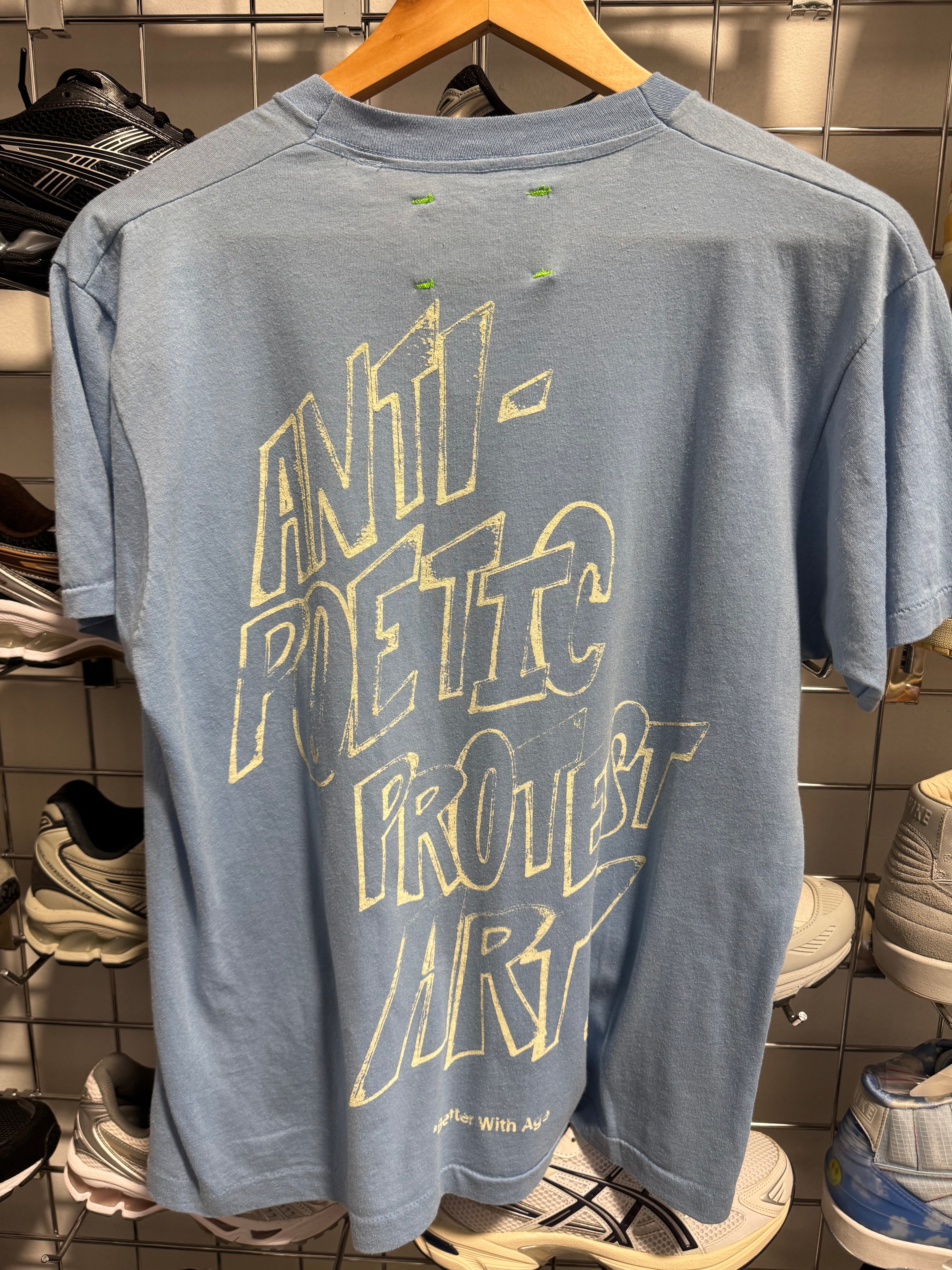 Better With Age “Anti Poetic” Tee (Light Blue)