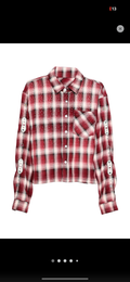 Japanese Sorrow Flannel (Red)